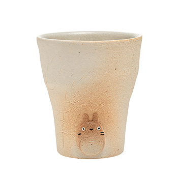 信楽焼フリーカップ 白 となりのトトロ