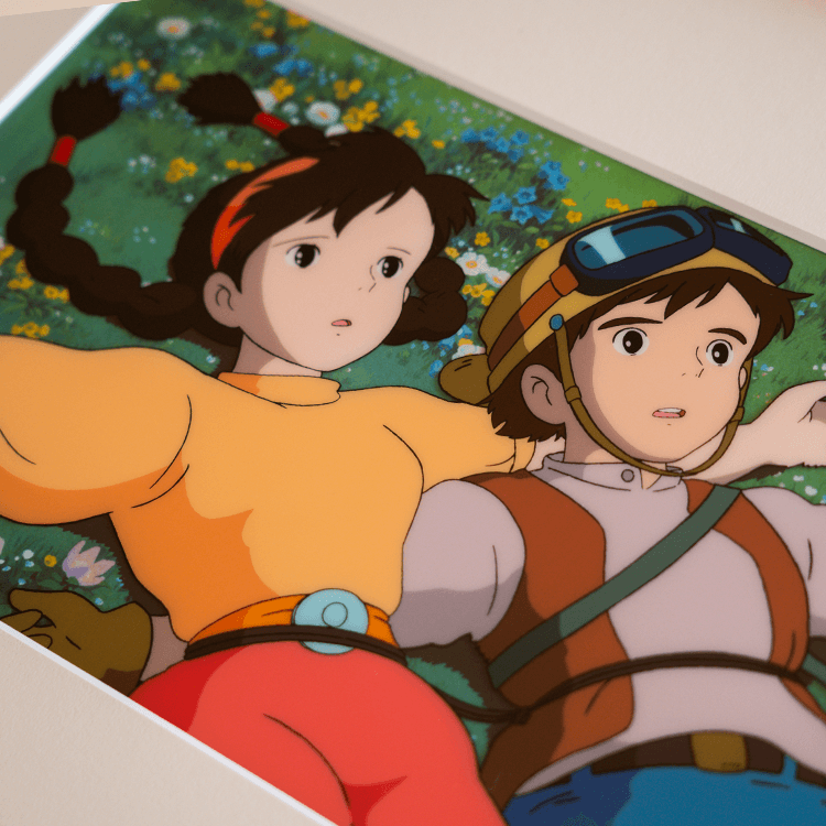 ART OF GHIBLI 天空の城ラピュタ セルセットアップ 「シータとパズー」|三鷹の森ジブリ美術館オンラインショップ マンマユート