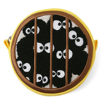 ジブリ美術館オリジナル マックロクロスケ潜水窓 刺繍ポーチ