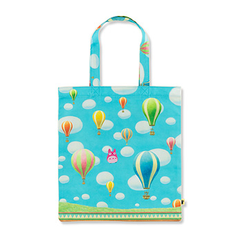 ジブリ美術館オリジナル　トートバッグ 壁紙気球柄