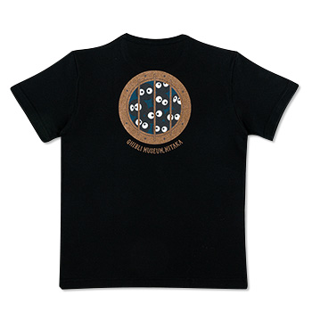ジブリ美術館オリジナル Tシャツ クロスケ潜水窓 ブラック