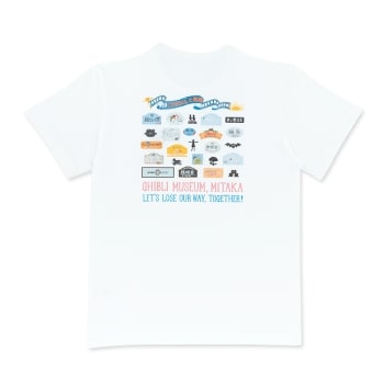 ジブリ美術館オリジナル Tシャツ  館内看板 ホワイト