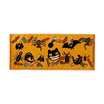 ジブリ美術館オリジナル フェイスタオル めいとこねこバス オープニング柄