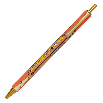 ジブリ美術館オリジナル 立体プリントボールペン ネコ電車