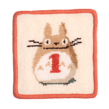 ジブリ美術館オリジナル シェニール織コースター 1月